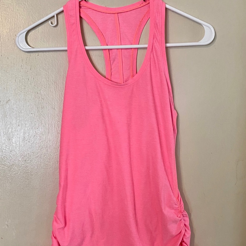 New balance neon pink athletic shirt